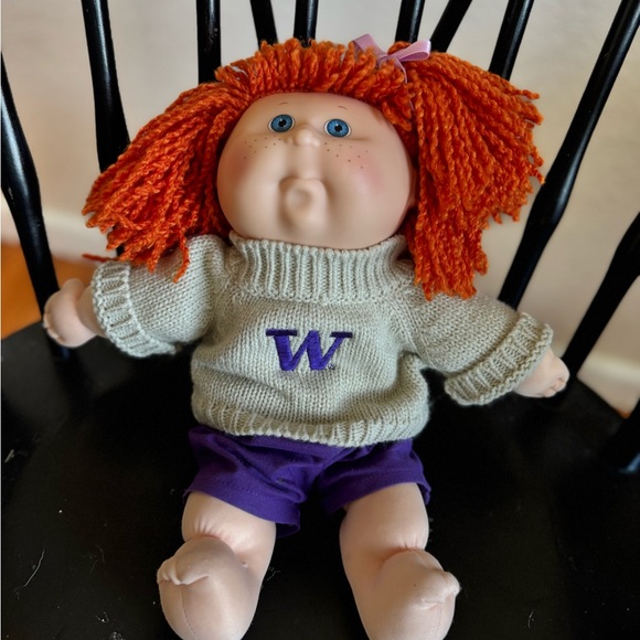 1990 First Edition Hasbro Cabbage Patch red hair blue eyes - Picture 1 of 5